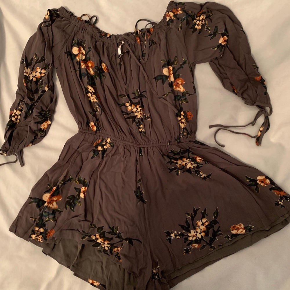 Free People Floral Romper